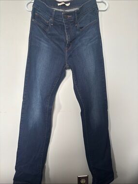Woman Dark Blue Slim Fit Jeans